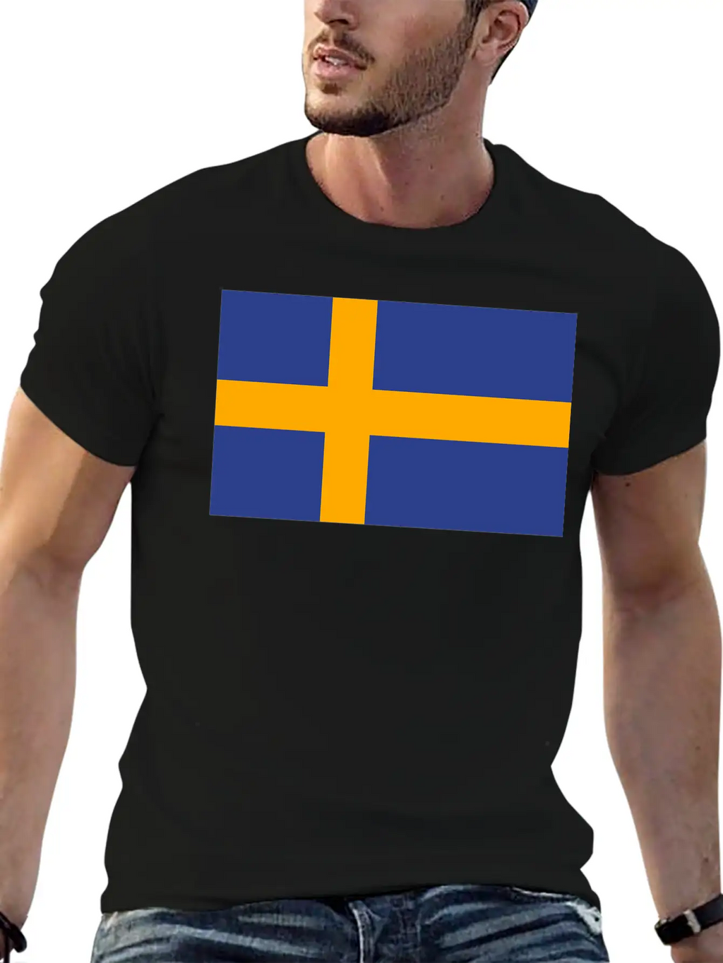 Sweden Stylish Everyday T-Shirt – Unisex Basic Cotton Tee
