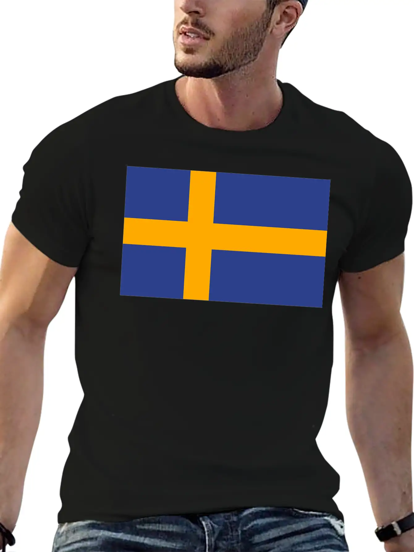 Sweden Stylish Everyday T-Shirt – Unisex Basic Cotton Tee