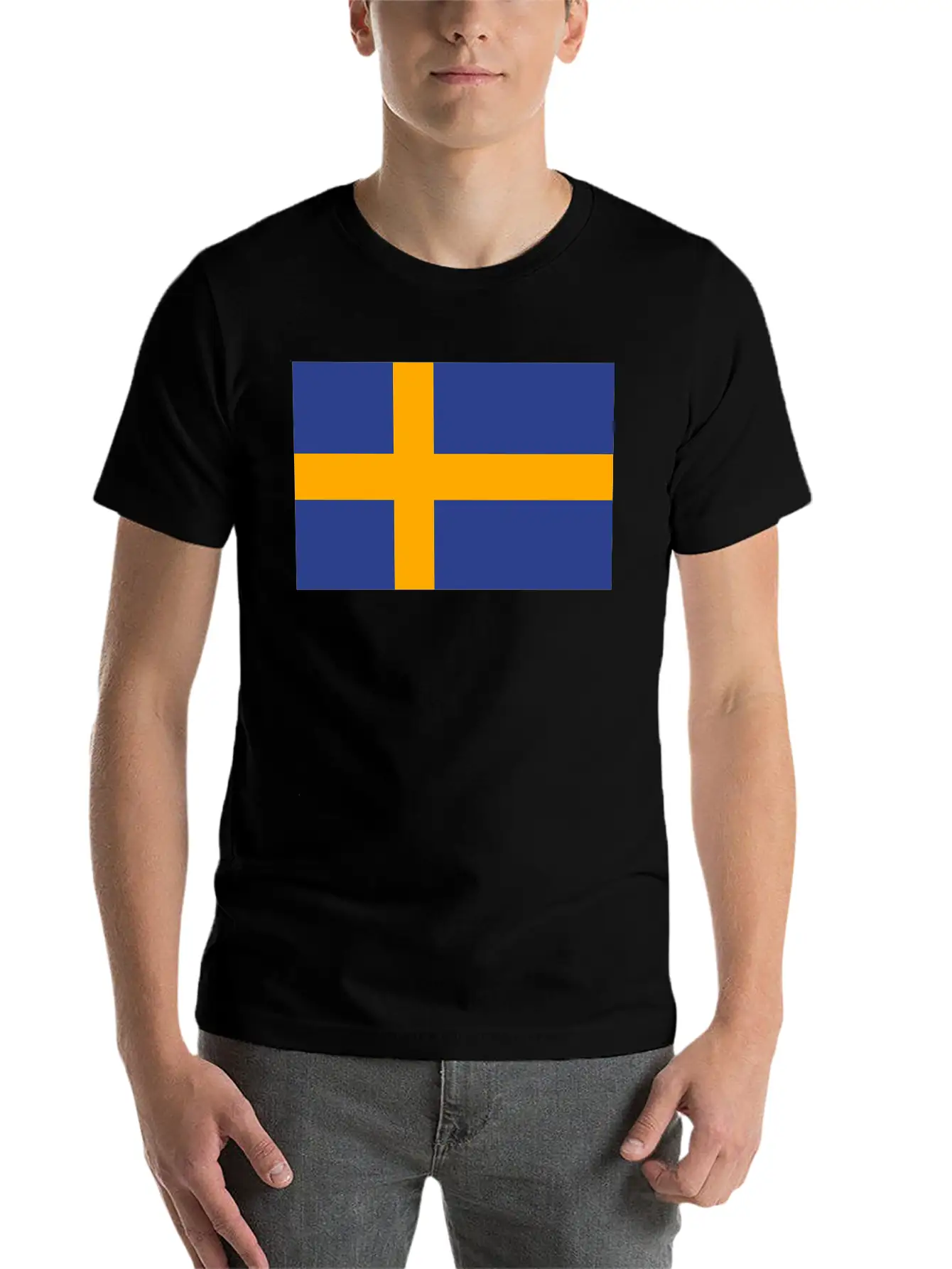 Sweden Stylish Everyday T-Shirt – Unisex Basic Cotton Tee