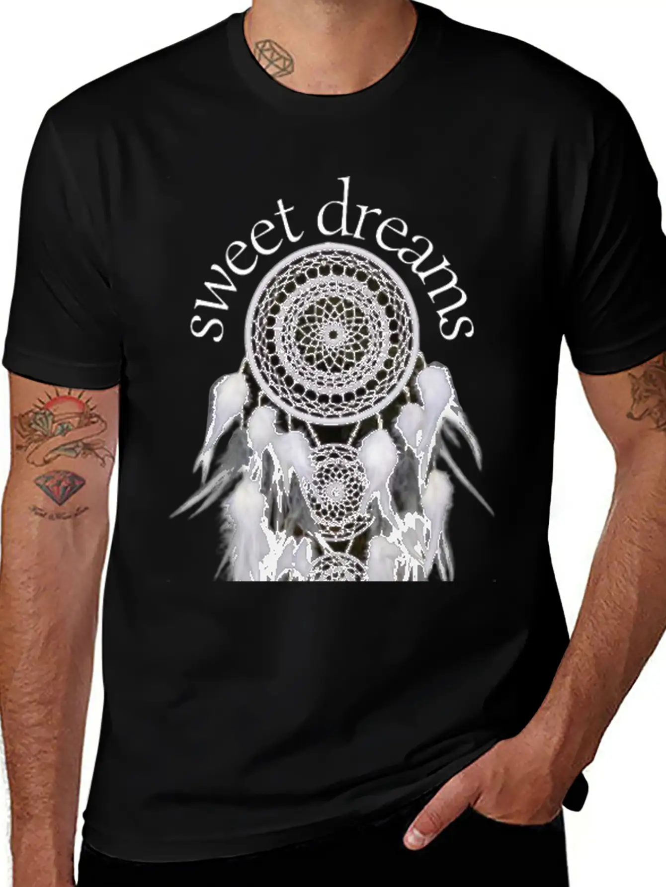 Sweet Dreams Dreamcatcher Spiritual Unisex Casual T-Shirt – Clean Design For Daily Comfort
