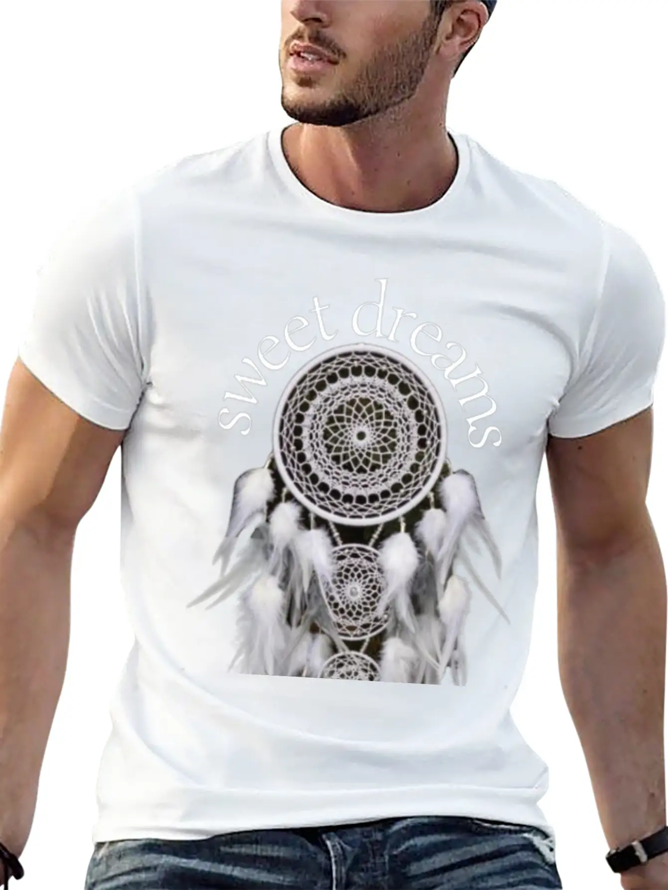 Sweet Dreams Dreamcatcher Spiritual Unisex Casual T-Shirt – Clean Design For Daily Comfort