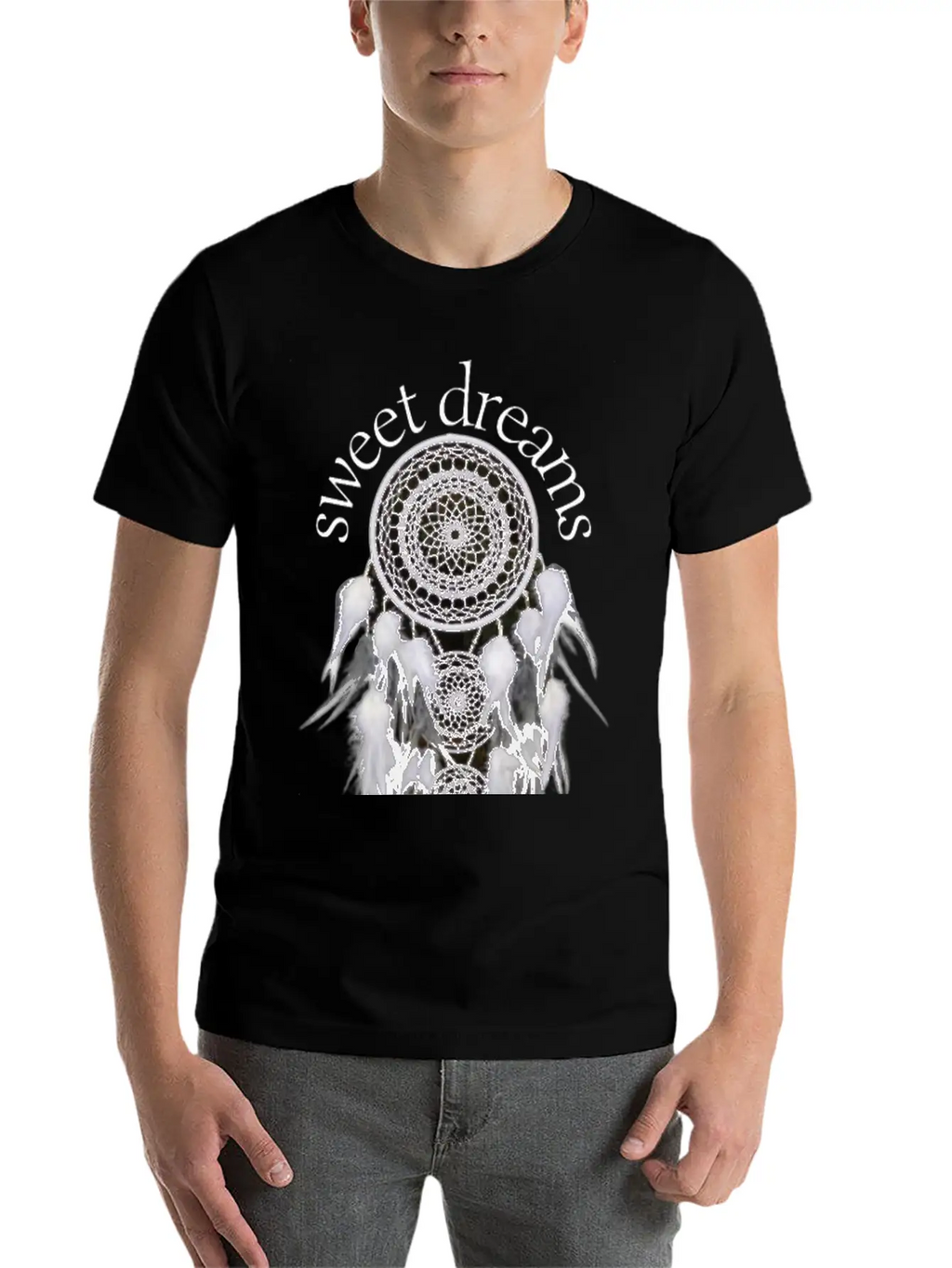 Sweet Dreams Dreamcatcher Spiritual Unisex Casual T-Shirt – Clean Design For Daily Comfort