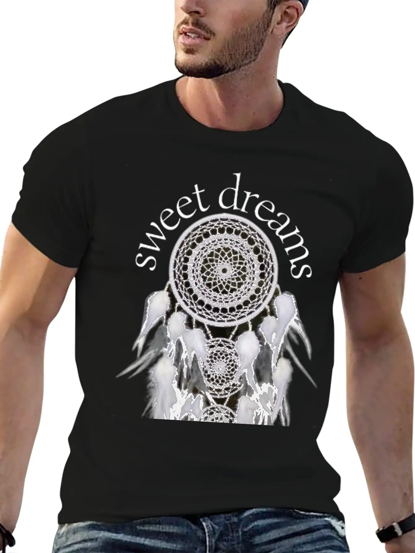 Sweet Dreams Dreamcatcher Spiritual Unisex Casual T-Shirt – Clean Design For Daily Comfort