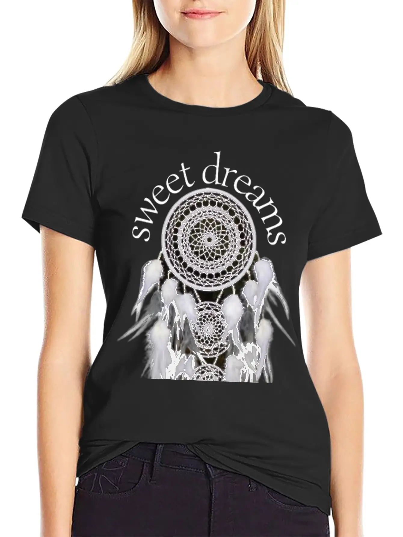 Sweet Dreams Dreamcatcher Spiritual Unisex Casual T-Shirt – Clean Design For Daily Comfort