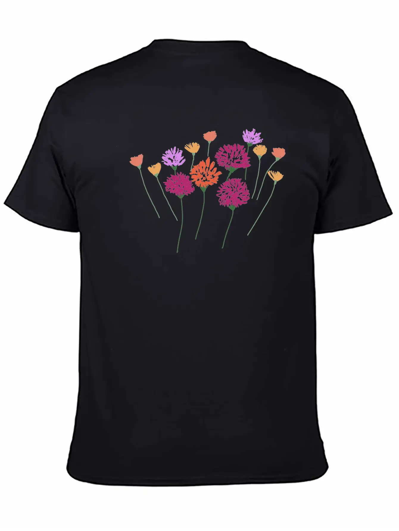 Sweet Floral Unisex Casual T-Shirt – Clean Design For Daily Comfort
