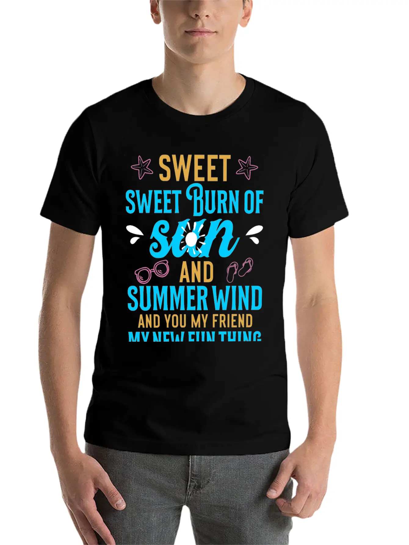 Sweet Sweet Burn Of Sun And Summer Wind Casual Graphic T-Shirt – Simple And Comfortable Daily Wear