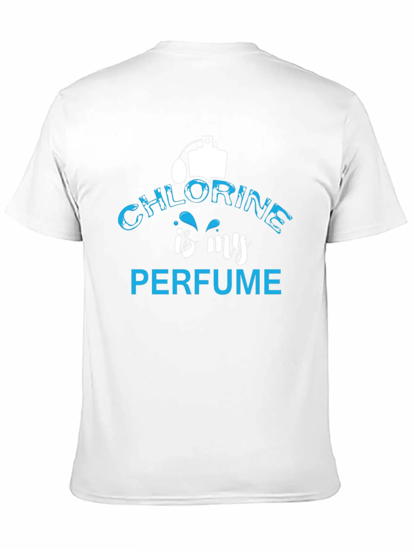 Swimmer - Chlorine Is My Perfume Essential Cotton Tee For Daily Outfits – Unisex Style