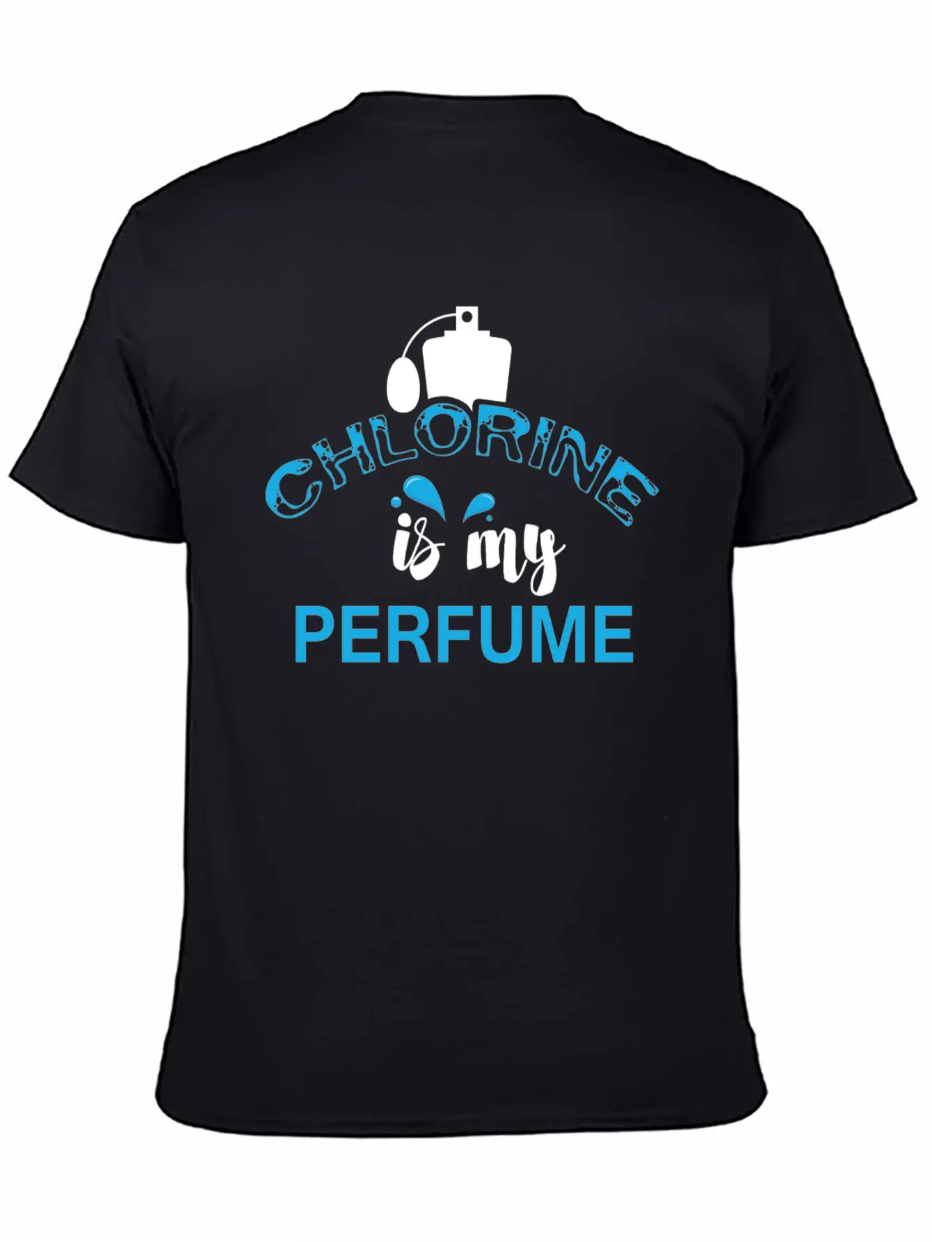 Swimmer - Chlorine Is My Perfume Essential Cotton Tee For Daily Outfits – Unisex Style