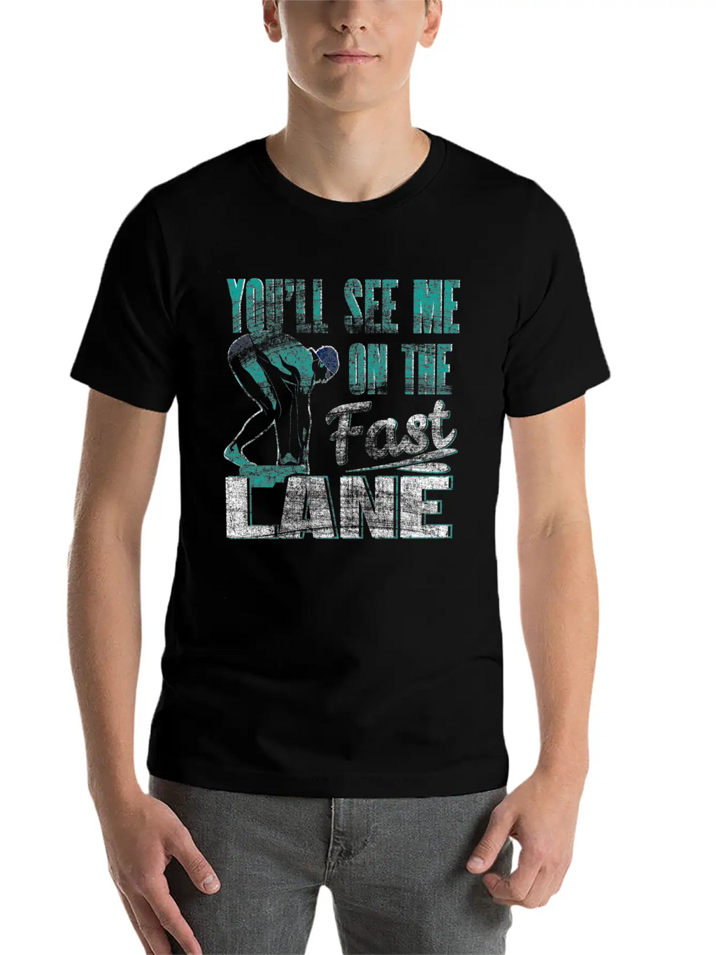 Swimming Competition Gift Essential Cotton Tee For Daily Outfits – Unisex Style