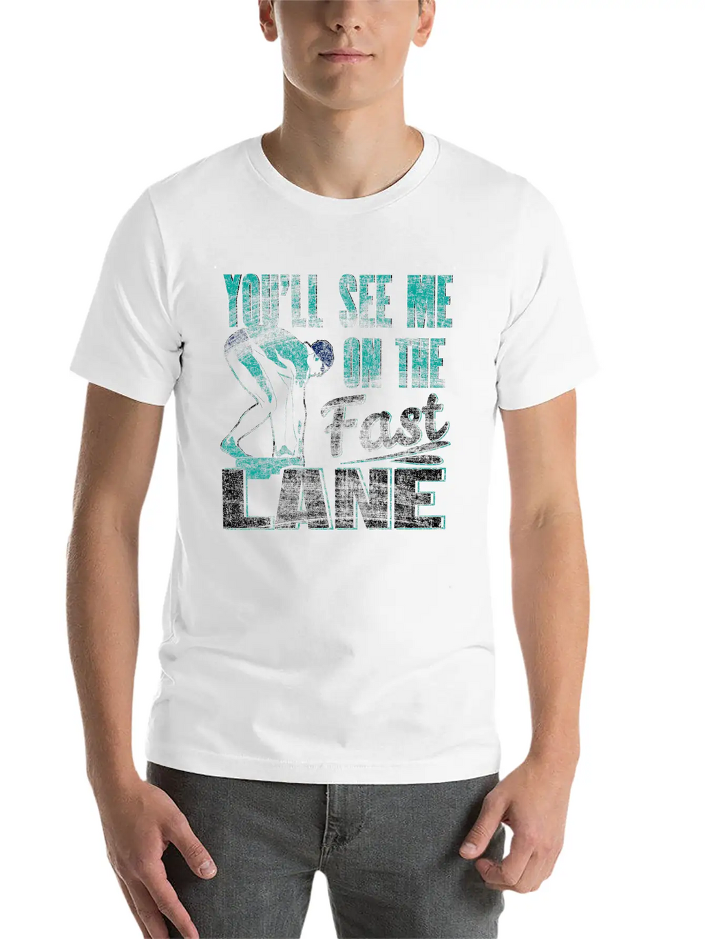Swimming Competition Gift Essential Cotton Tee For Daily Outfits – Unisex Style