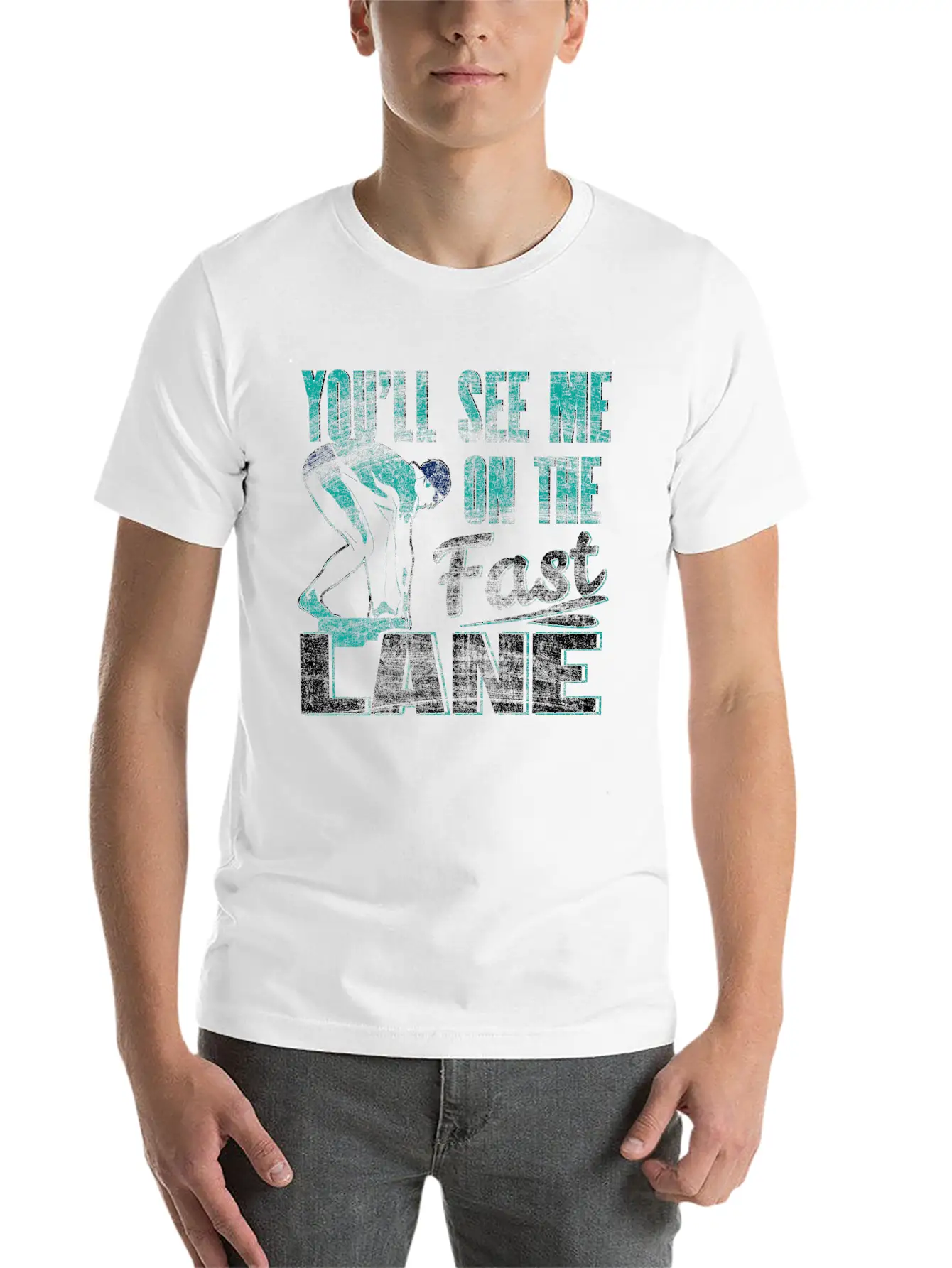 Swimming Competition Gift Essential Cotton Tee For Daily Outfits – Unisex Style