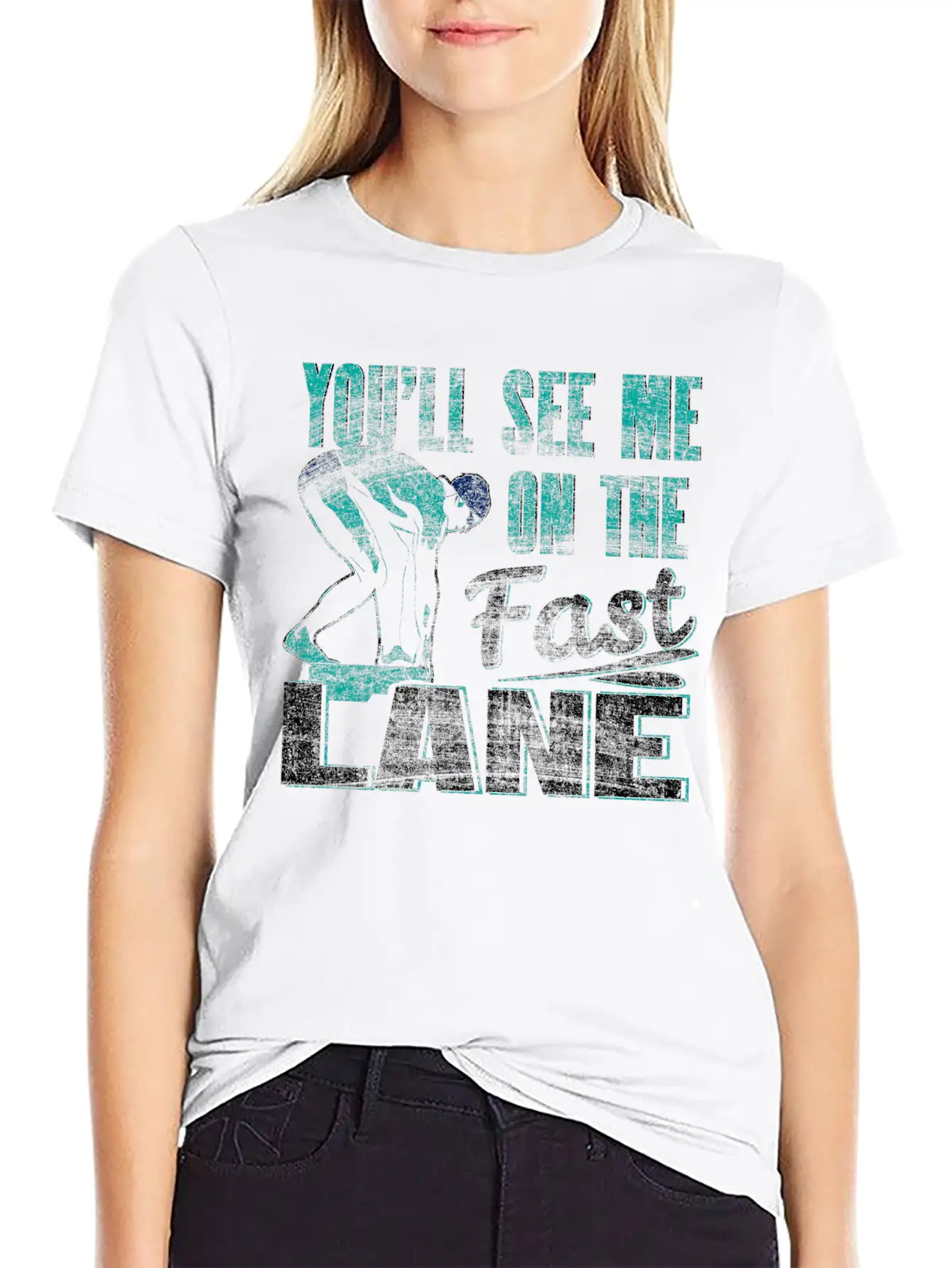 Swimming Competition Gift Essential Cotton Tee For Daily Outfits – Unisex Style
