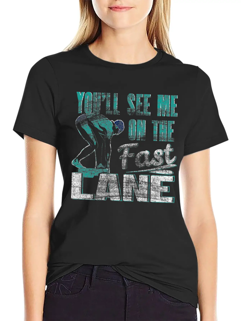Swimming Competition Gift Essential Cotton Tee For Daily Outfits – Unisex Style