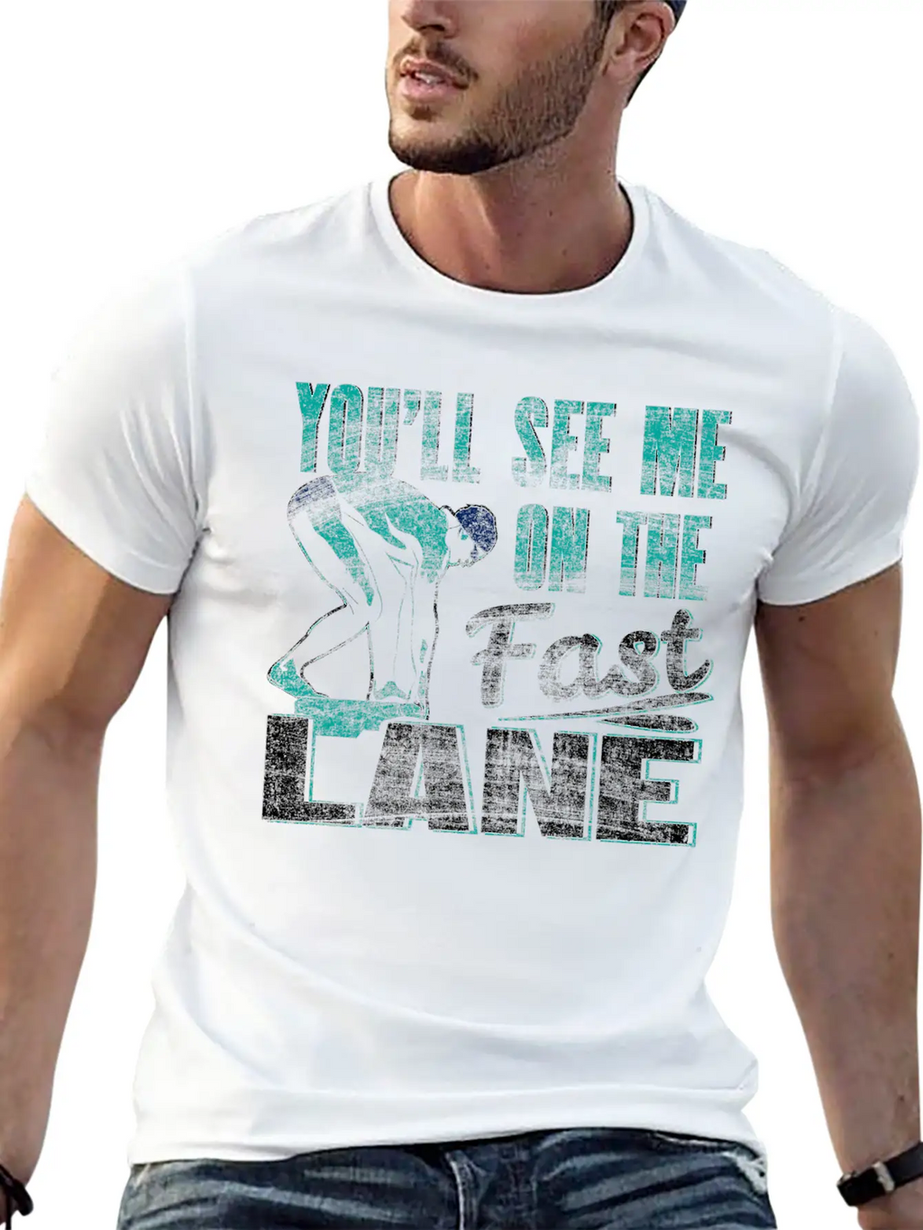 Swimming Competition Gift Essential Cotton Tee For Daily Outfits – Unisex Style