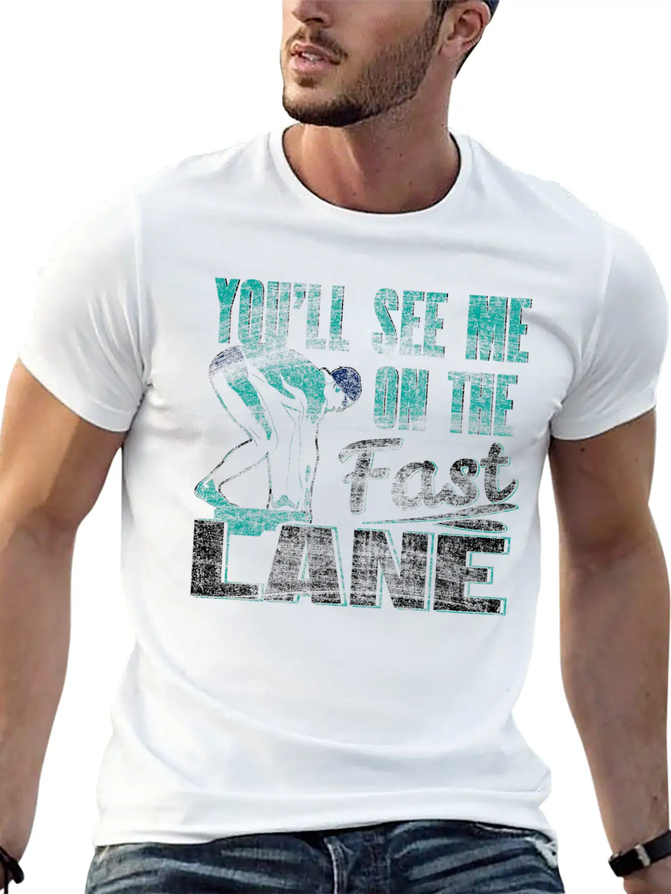 Swimming Competition Gift Essential Cotton Tee For Daily Outfits – Unisex Style