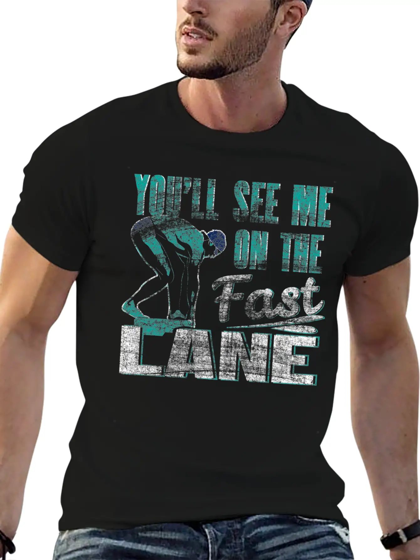 Swimming Competition Gift Essential Cotton Tee For Daily Outfits – Unisex Style