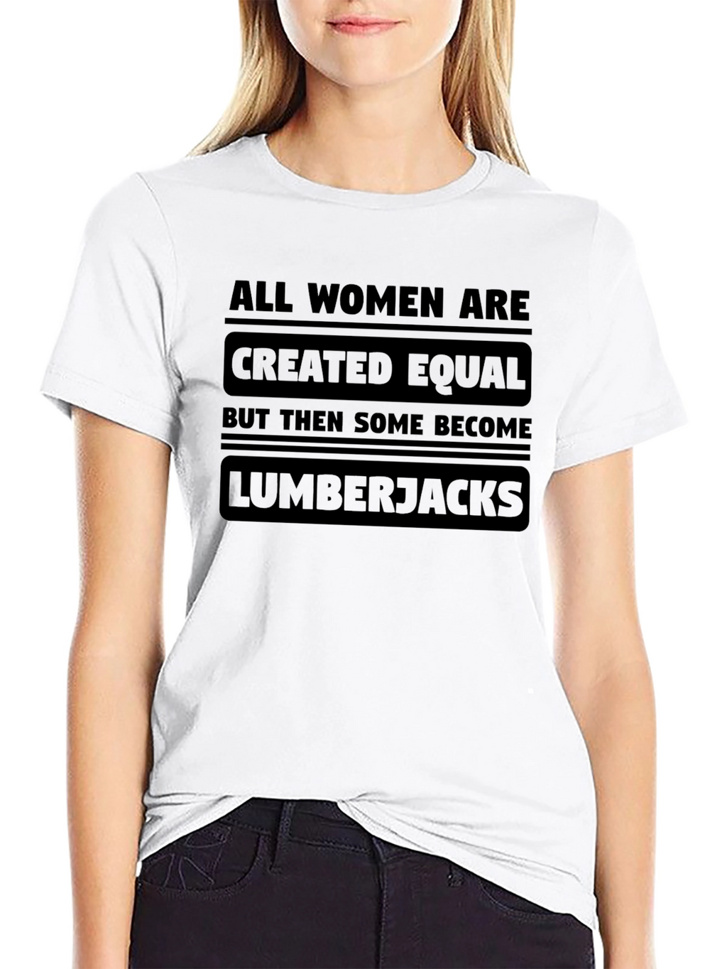 Women Lumberjacks Graphic T-Shirt