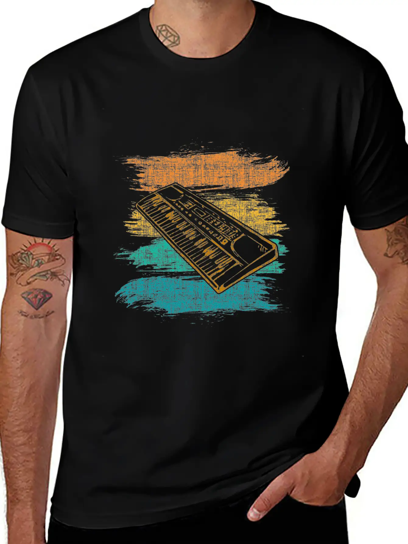 Synthesizer Stylish Everyday T-Shirt – Unisex Basic Cotton Tee