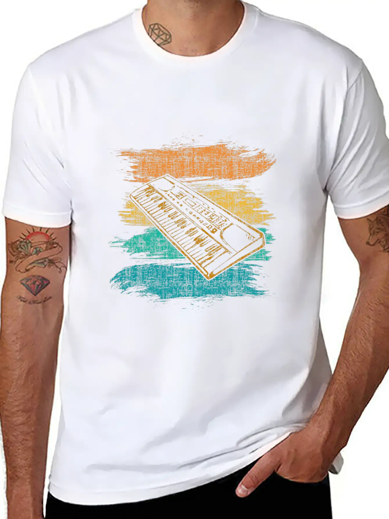 Synthesizer Stylish Everyday T-Shirt – Unisex Basic Cotton Tee