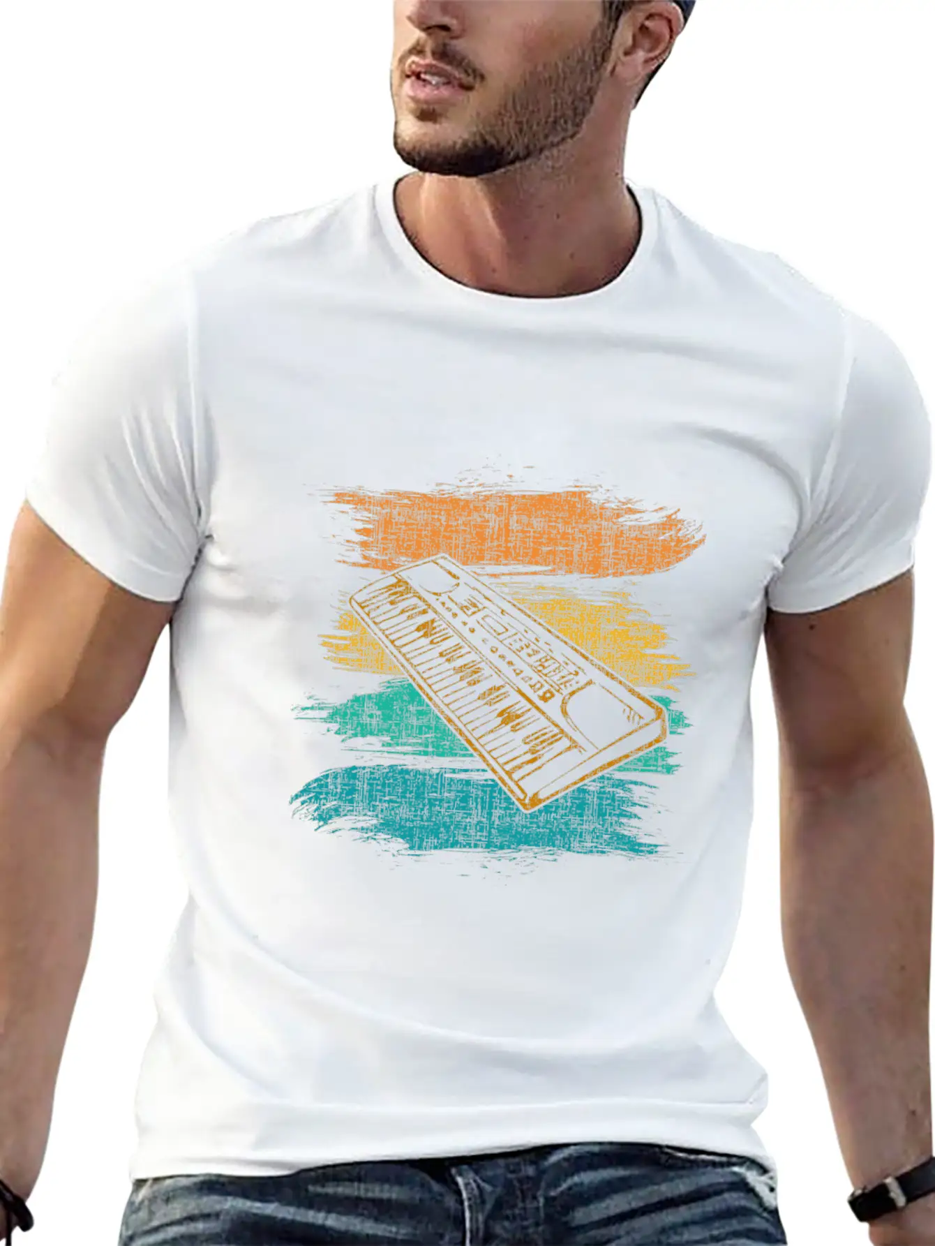 Synthesizer Stylish Everyday T-Shirt – Unisex Basic Cotton Tee