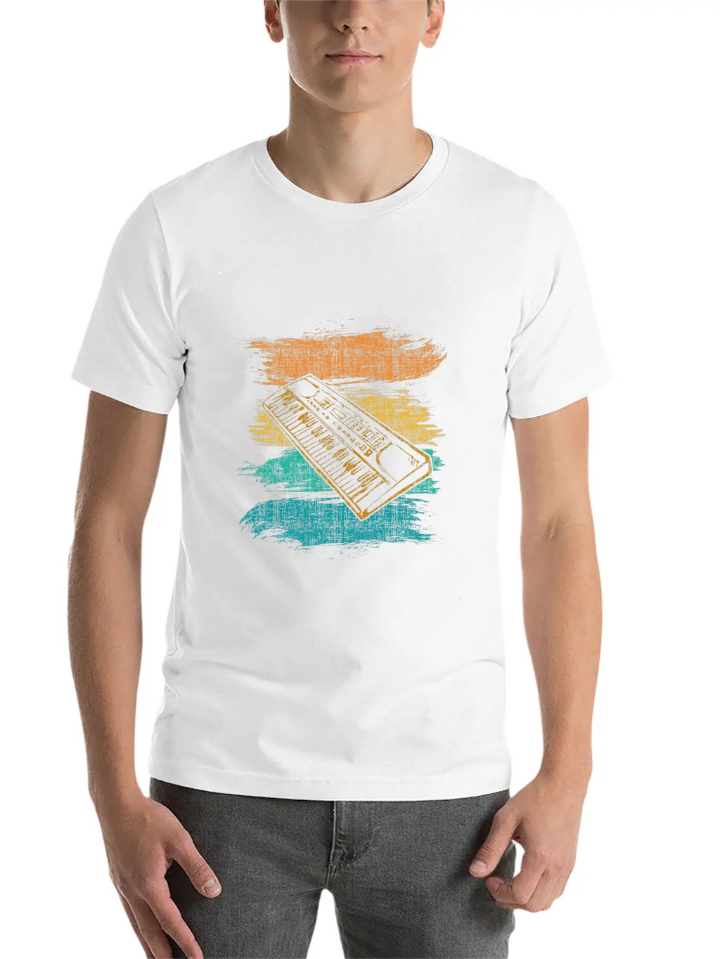 Synthesizer Stylish Everyday T-Shirt – Unisex Basic Cotton Tee