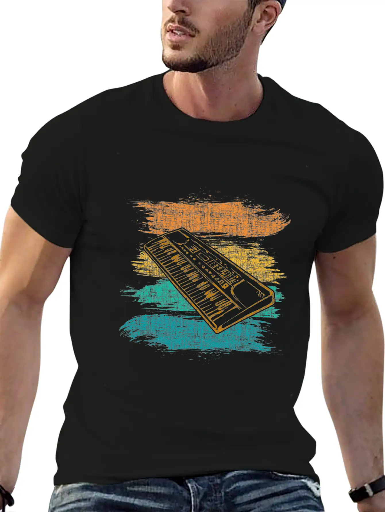 Synthesizer Stylish Everyday T-Shirt – Unisex Basic Cotton Tee