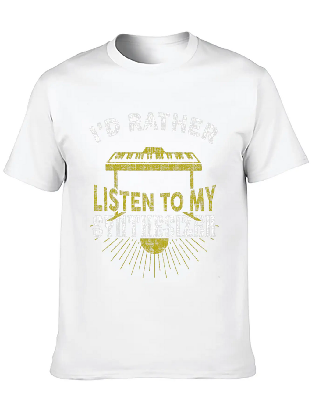 Synthesizer Unisex Short Sleeve Soft Cotton T-Shirt – Casual Everyday Wear