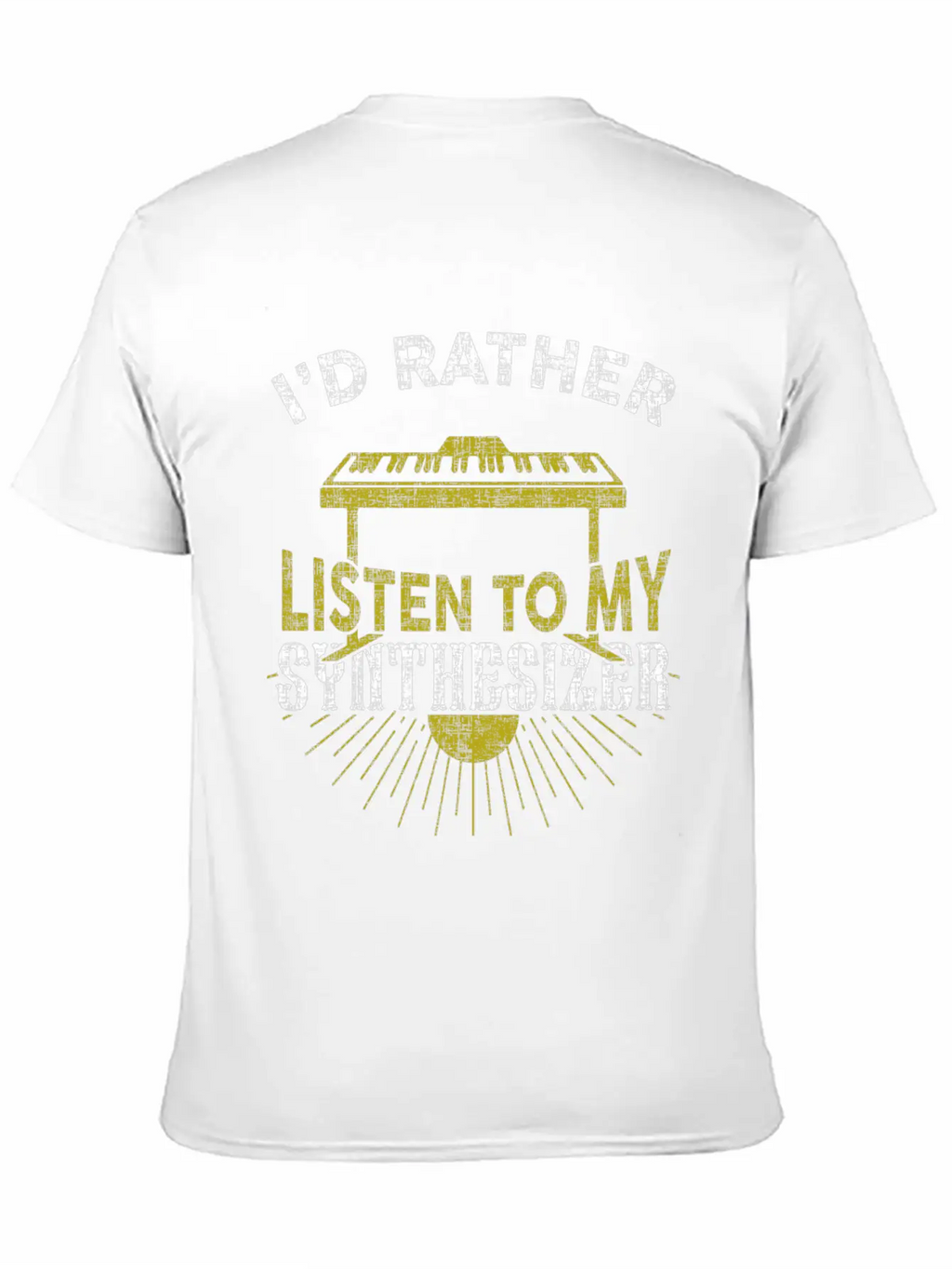 Synthesizer Unisex Short Sleeve Soft Cotton T-Shirt – Casual Everyday Wear