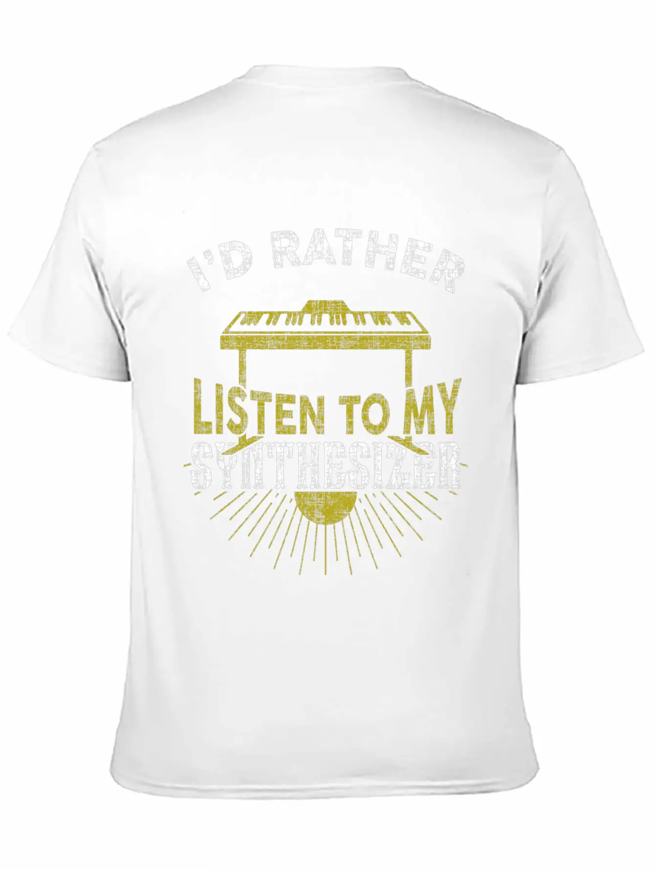 Synthesizer Unisex Short Sleeve Soft Cotton T-Shirt – Casual Everyday Wear