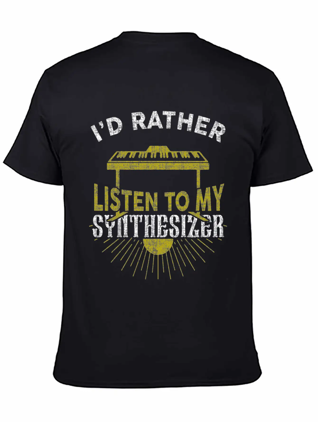 Synthesizer Unisex Short Sleeve Soft Cotton T-Shirt – Casual Everyday Wear