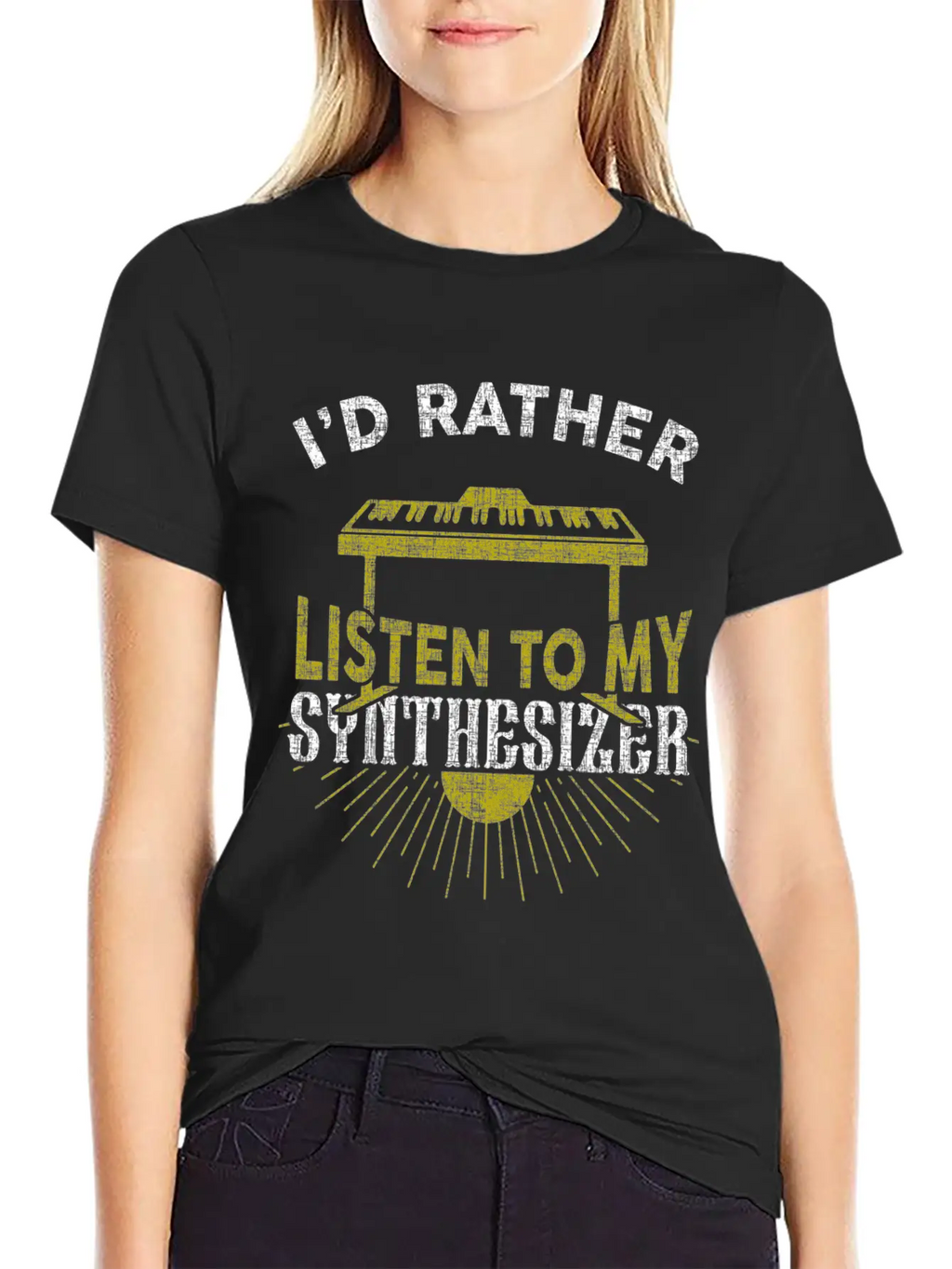Synthesizer Unisex Short Sleeve Soft Cotton T-Shirt – Casual Everyday Wear