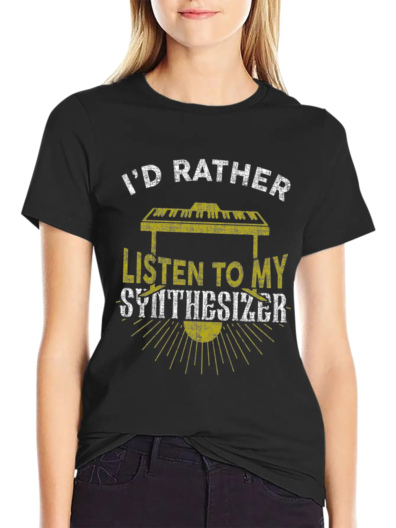 Synthesizer Unisex Short Sleeve Soft Cotton T-Shirt – Casual Everyday Wear