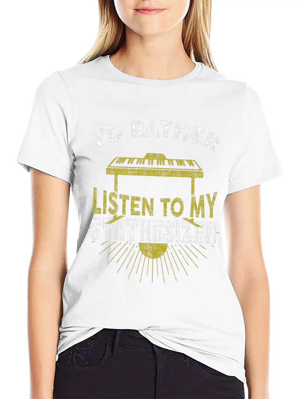 Synthesizer Unisex Short Sleeve Soft Cotton T-Shirt – Casual Everyday Wear