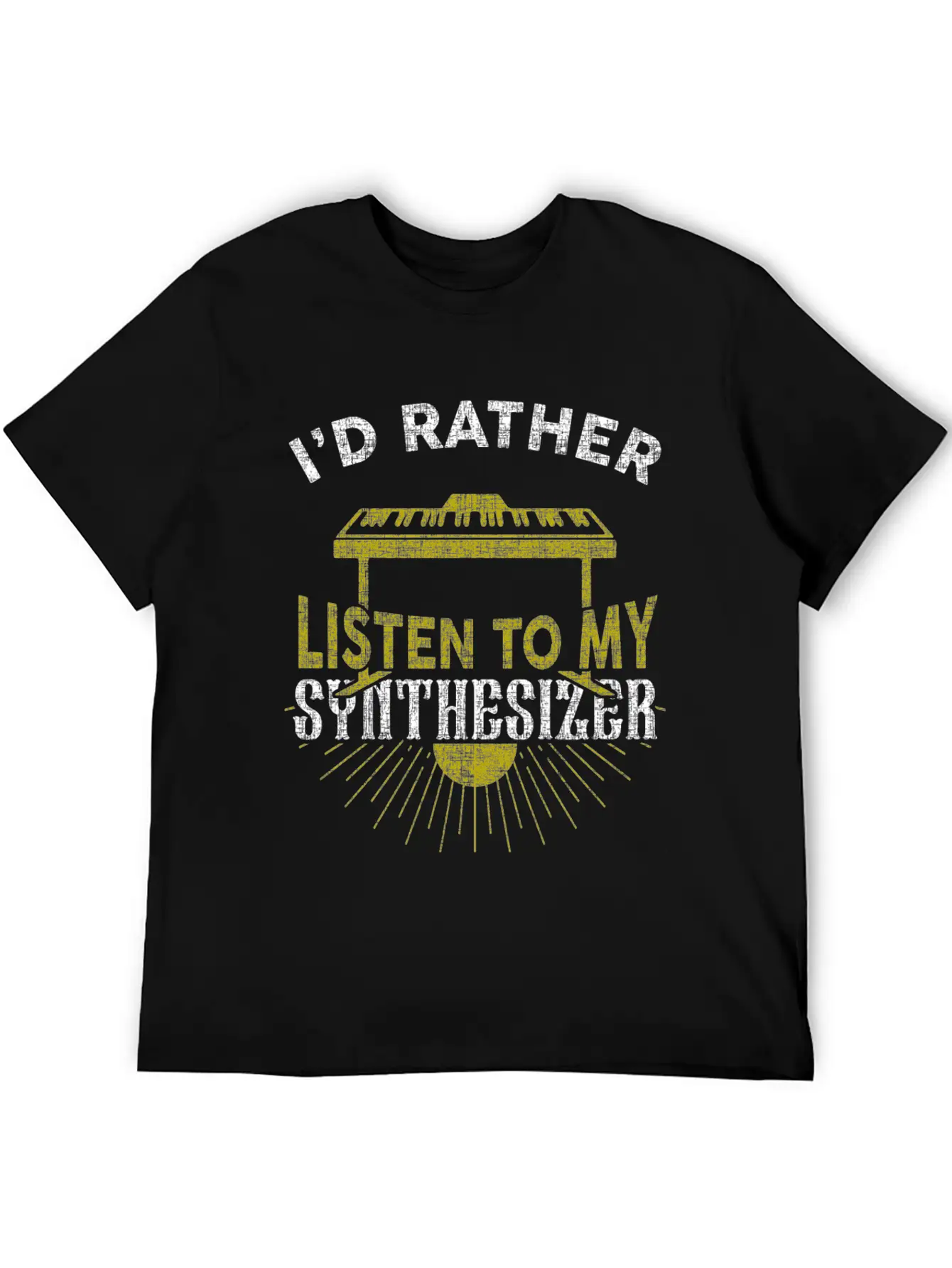 Synthesizer Unisex Short Sleeve Soft Cotton T-Shirt – Casual Everyday Wear