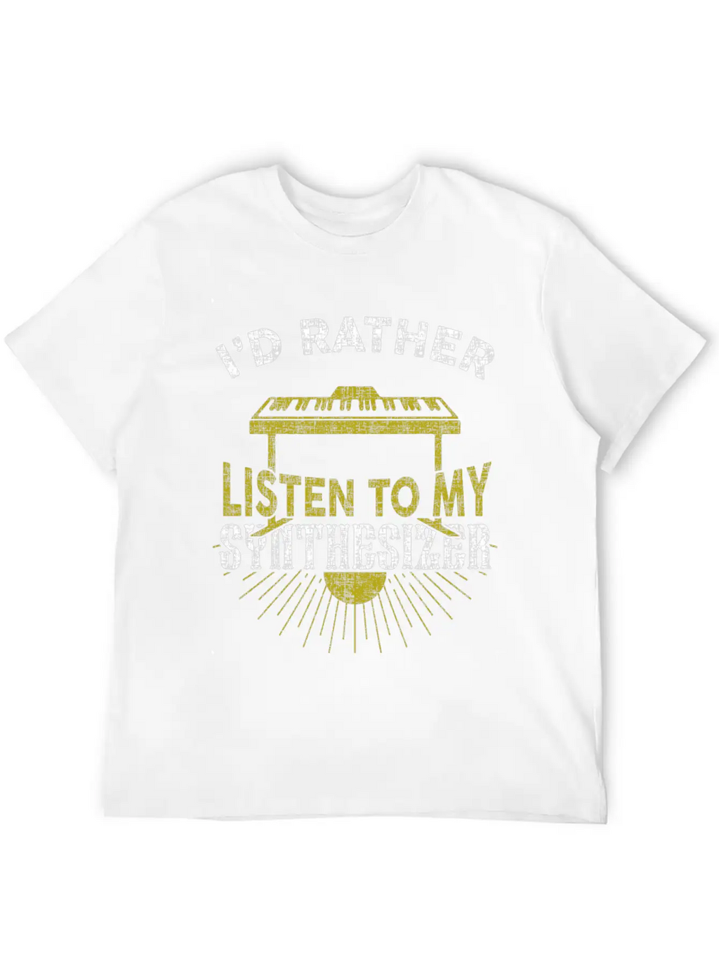 Synthesizer Unisex Short Sleeve Soft Cotton T-Shirt – Casual Everyday Wear
