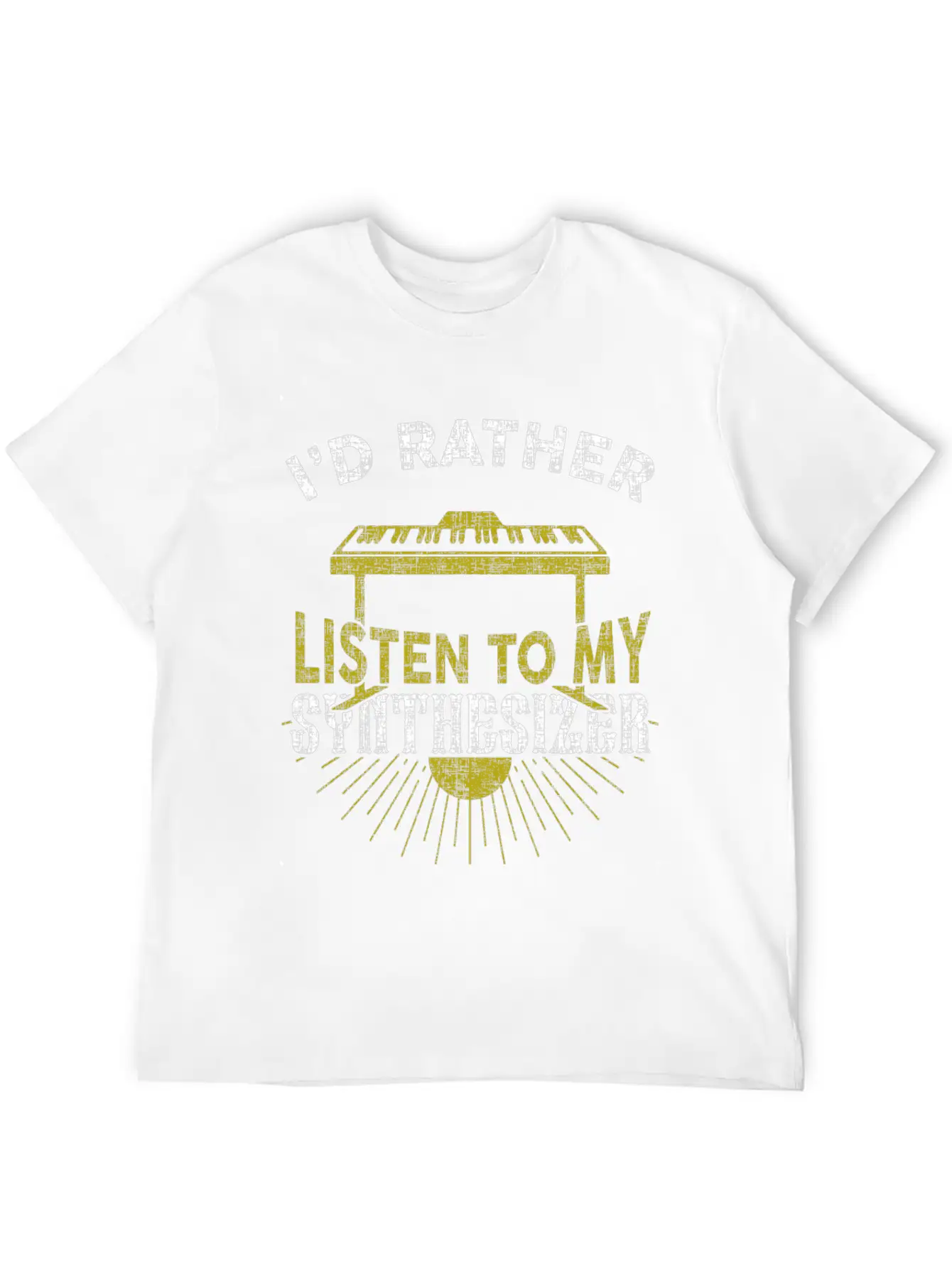 Synthesizer Unisex Short Sleeve Soft Cotton T-Shirt – Casual Everyday Wear
