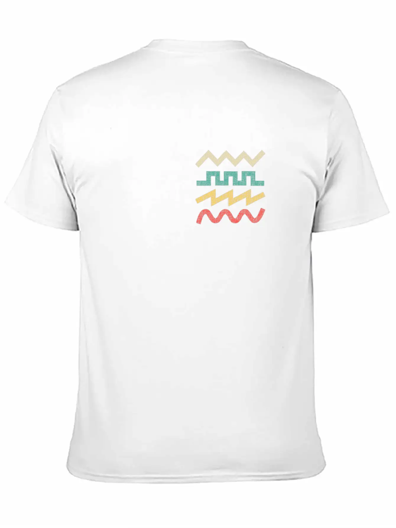 Synthesizer Waveform For Electronic Musician Breathable Soft Cotton T-Shirt – Timeless Casual Look