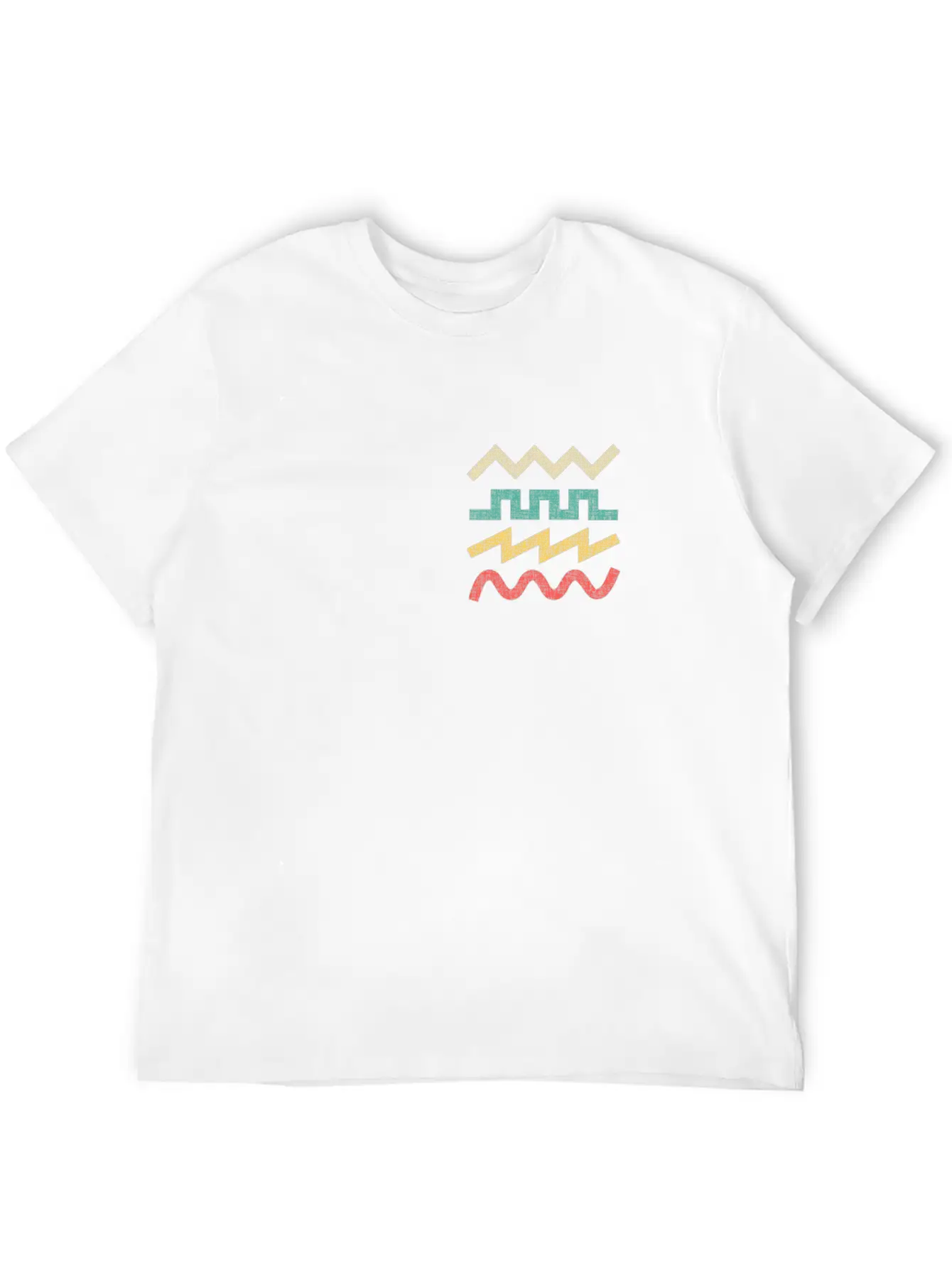 Synthesizer Waveform For Electronic Musician Breathable Soft Cotton T-Shirt – Timeless Casual Look