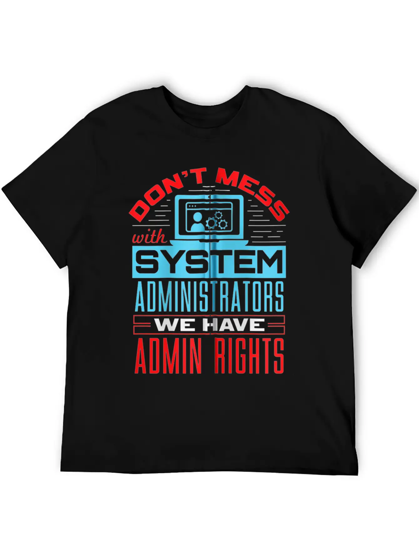 System Administrator And Classic Fit Graphic Tee For Daily Comfort – Unisex Cotton Shirt