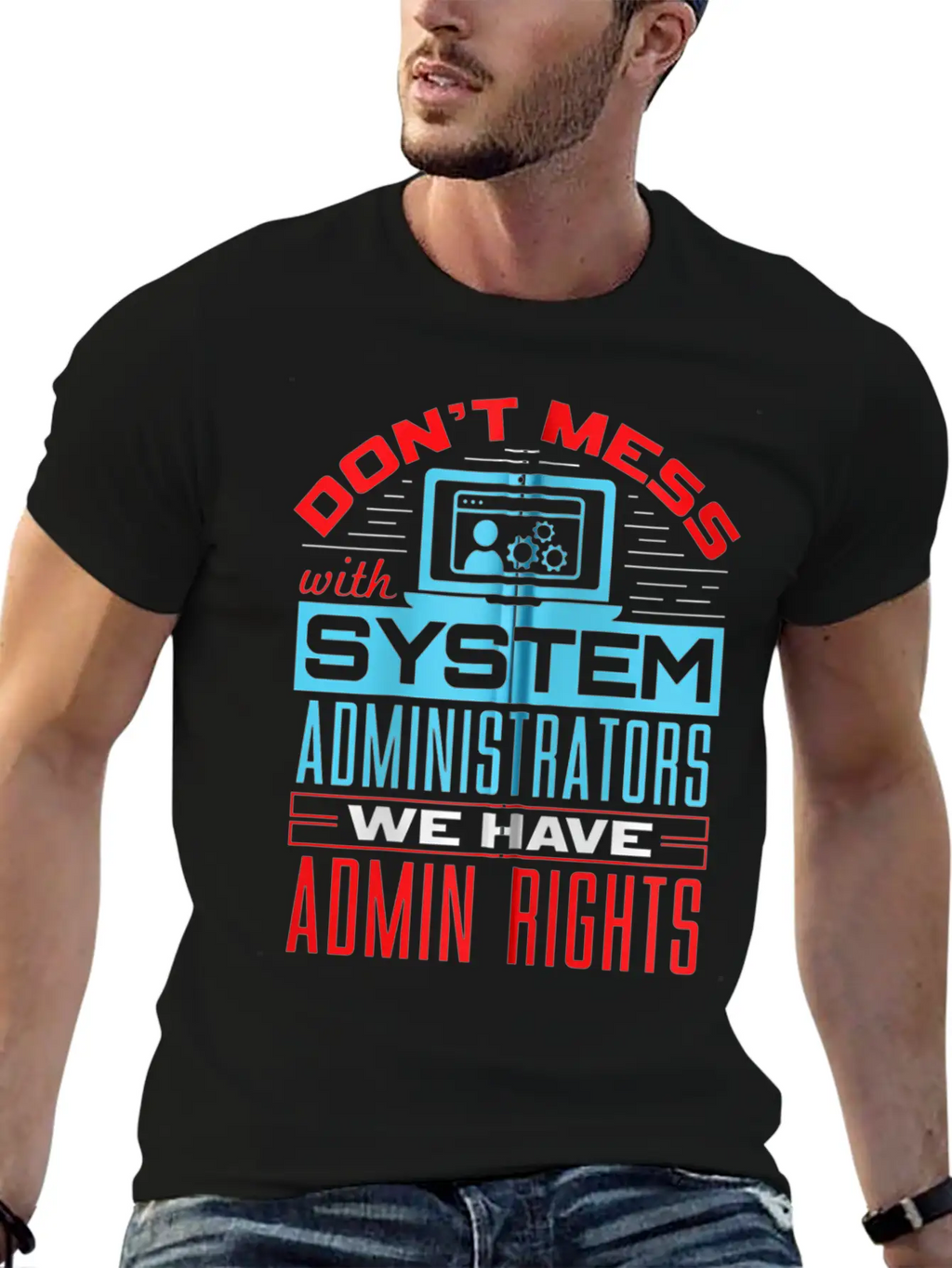 System Administrator And Classic Fit Graphic Tee For Daily Comfort – Unisex Cotton Shirt