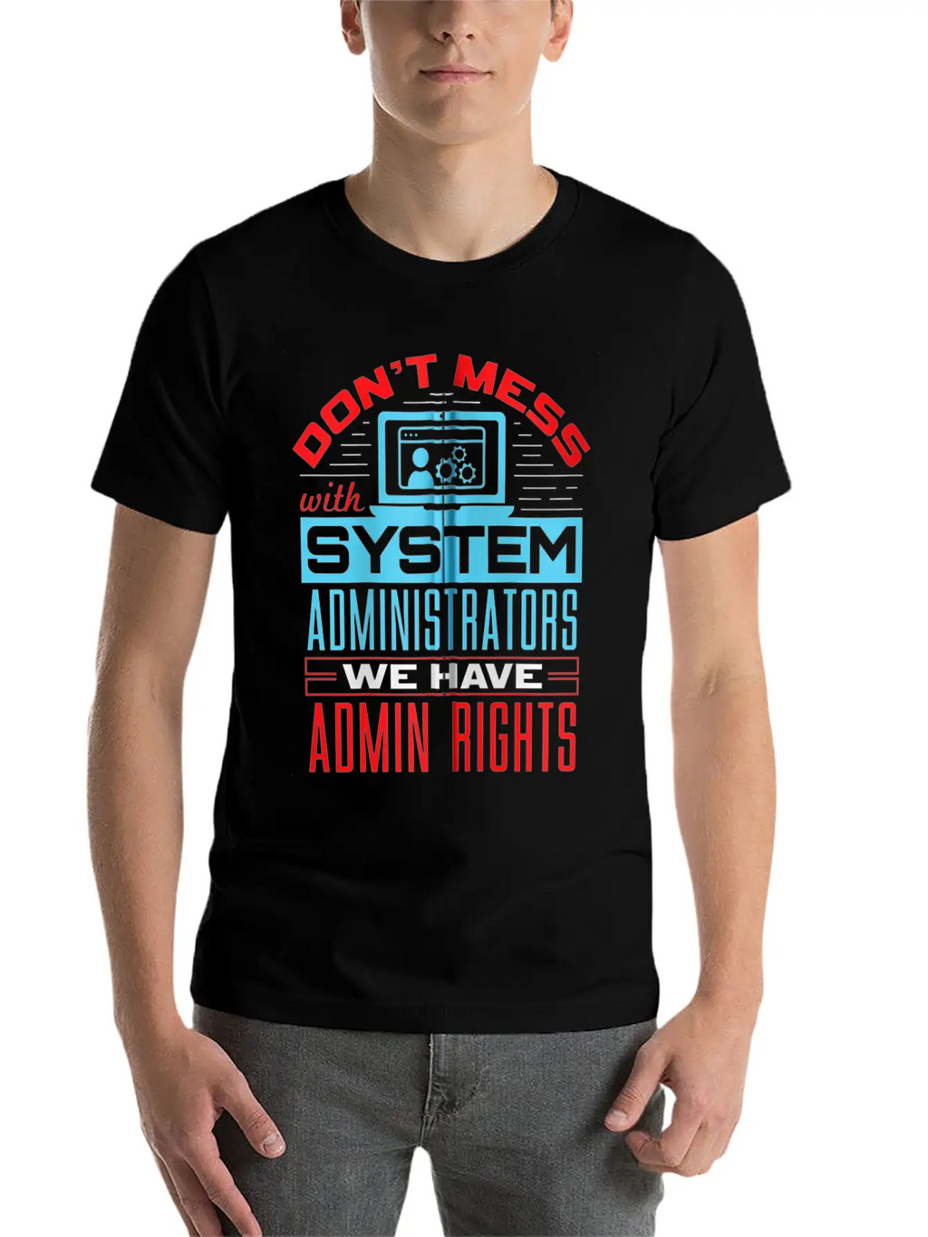 System Administrator And Classic Fit Graphic Tee For Daily Comfort – Unisex Cotton Shirt