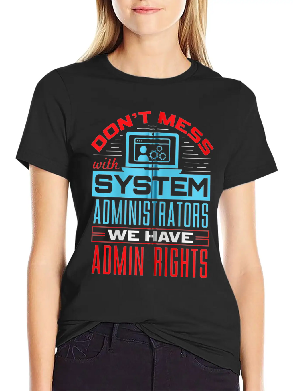 System Administrator And Classic Fit Graphic Tee For Daily Comfort – Unisex Cotton Shirt