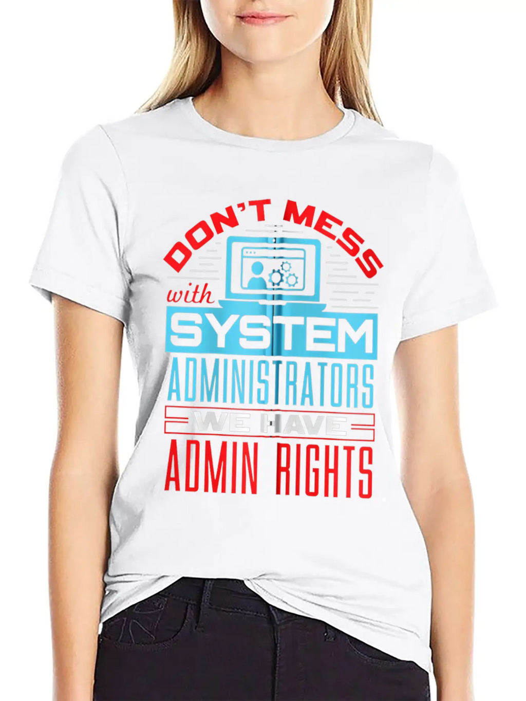 System Administrator And Classic Fit Graphic Tee For Daily Comfort – Unisex Cotton Shirt
