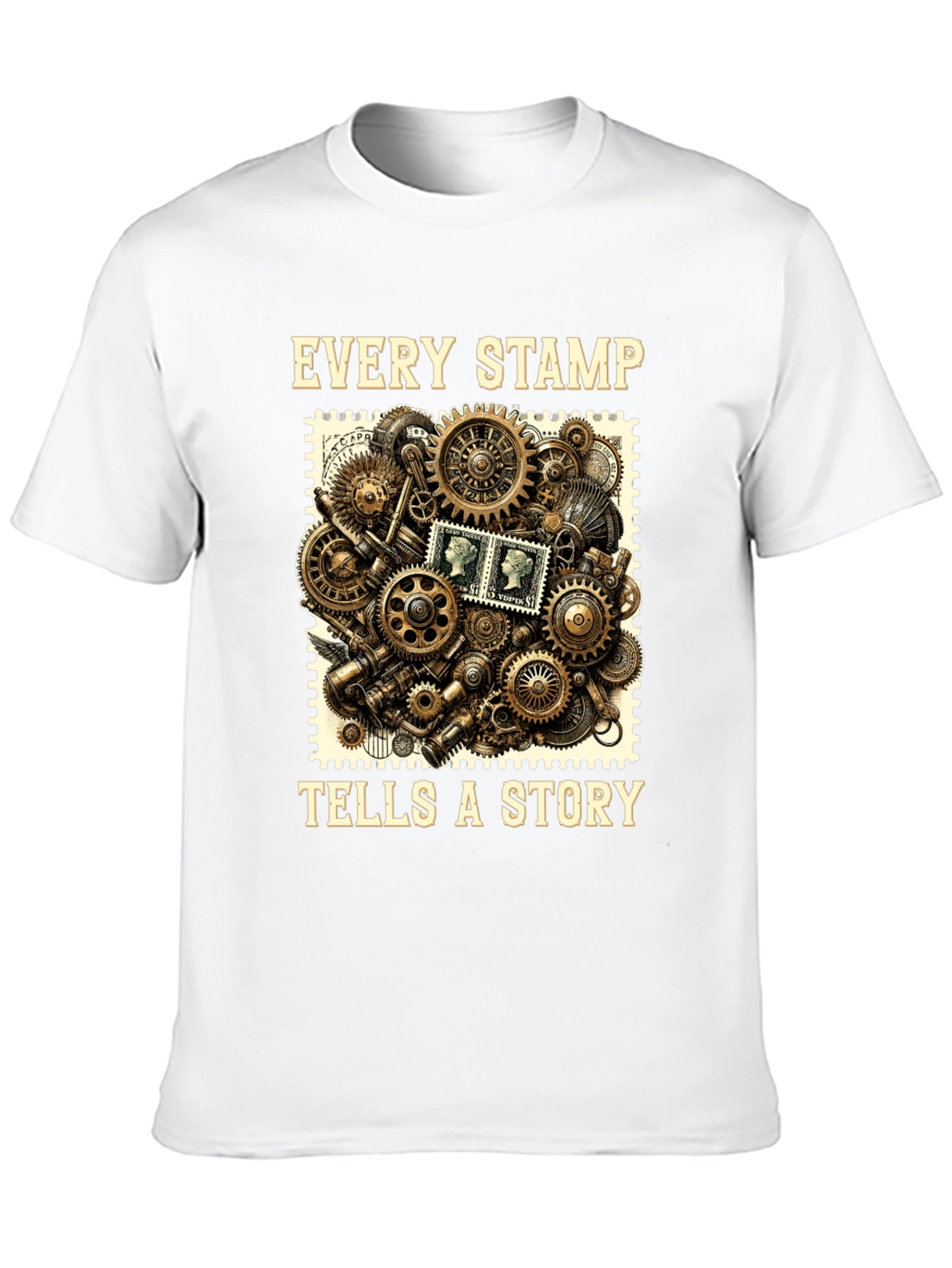 Steampunk Stamp Story T-Shirt