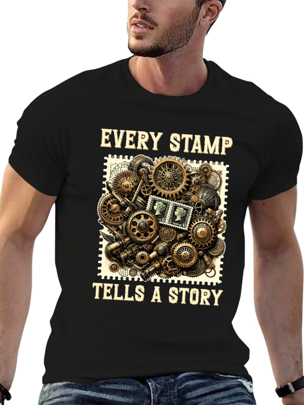 Steampunk Stamp Story T-Shirt