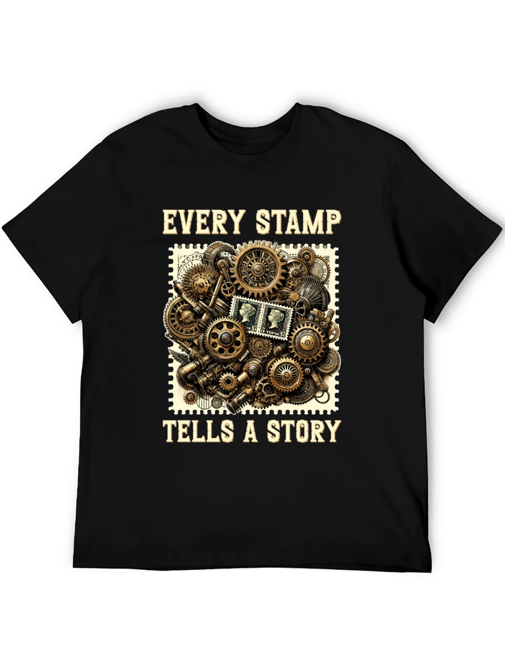Steampunk Stamp Story T-Shirt