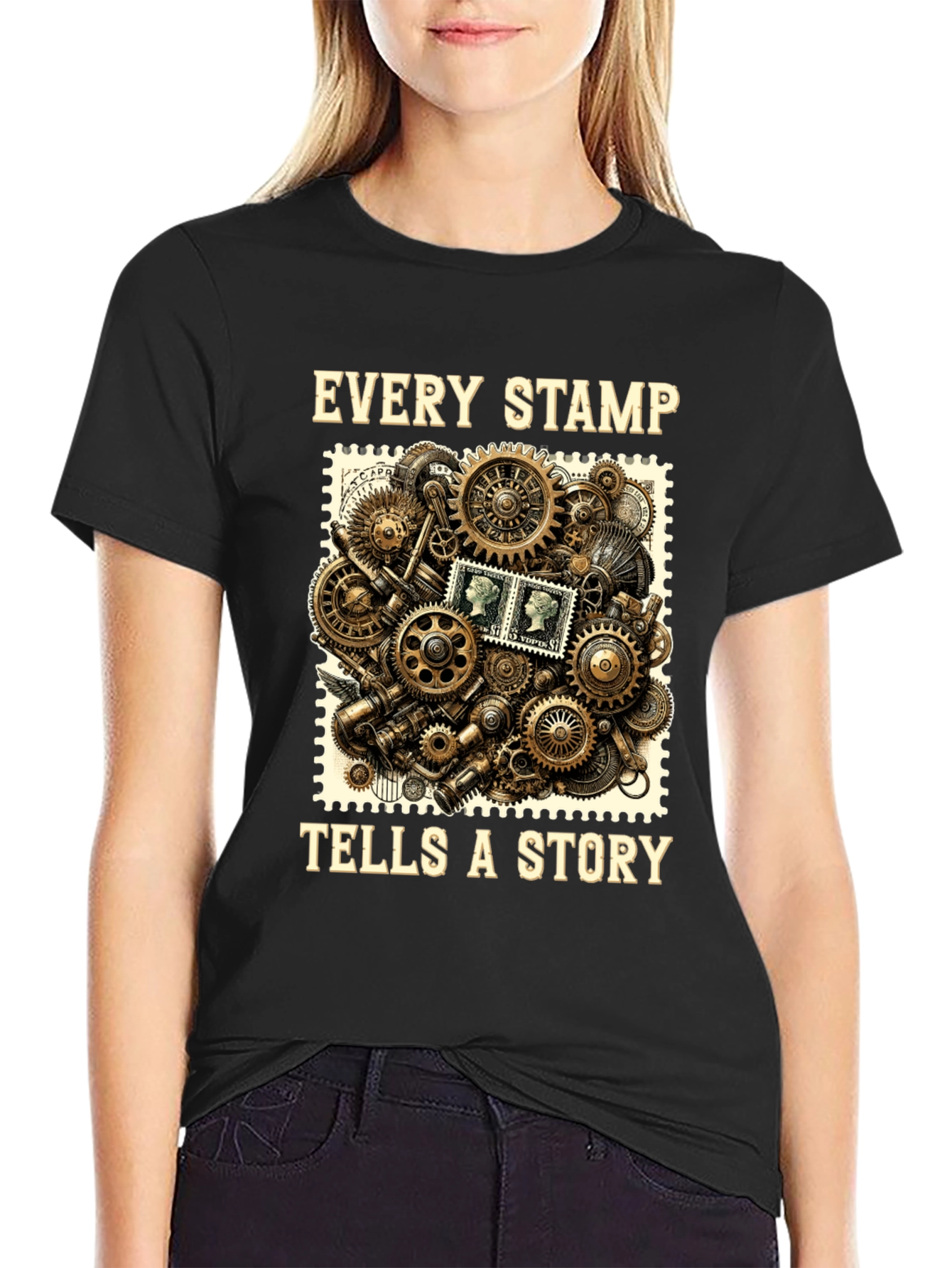 Steampunk Stamp Story T-Shirt