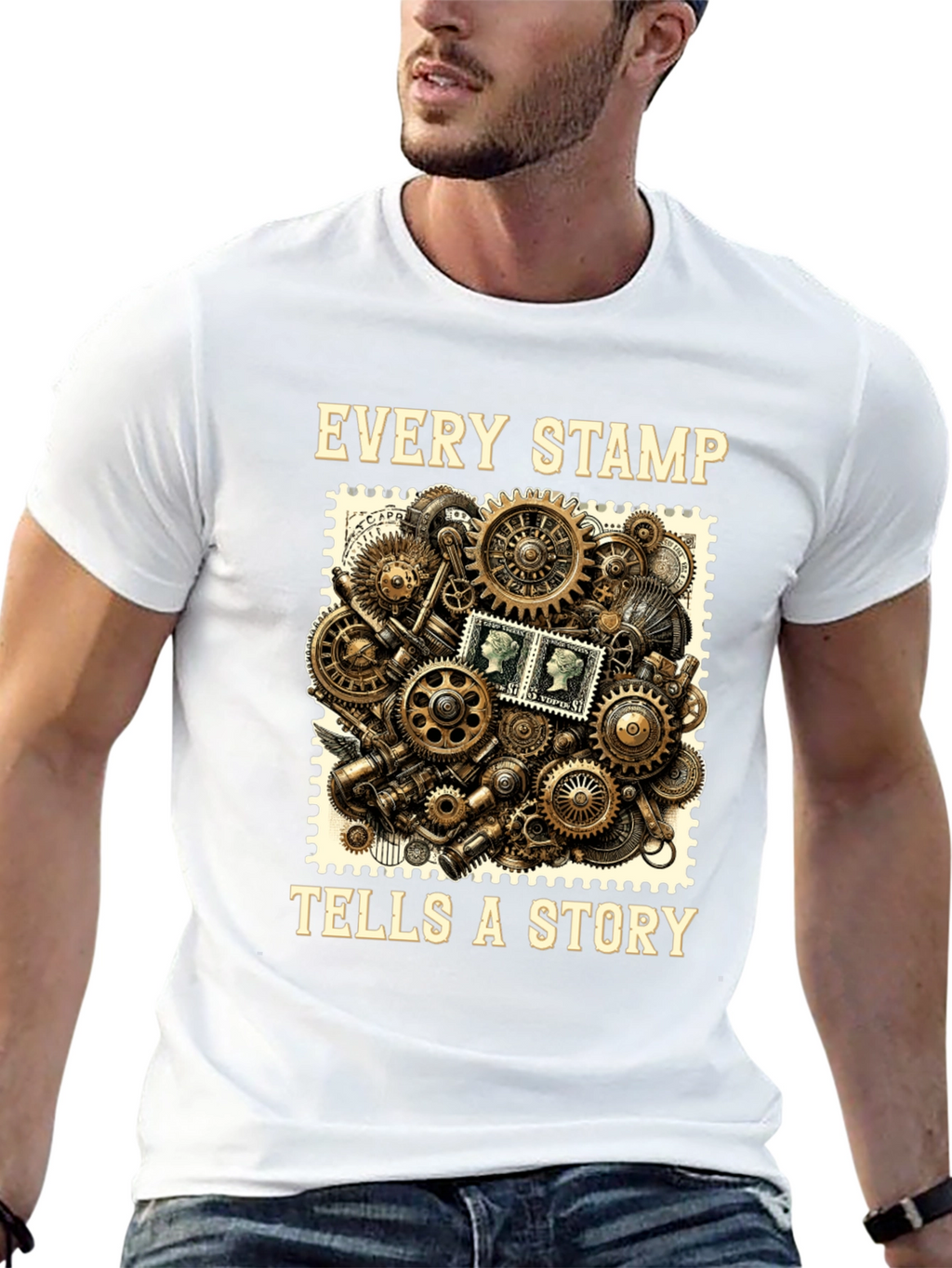 Steampunk Stamp Story T-Shirt