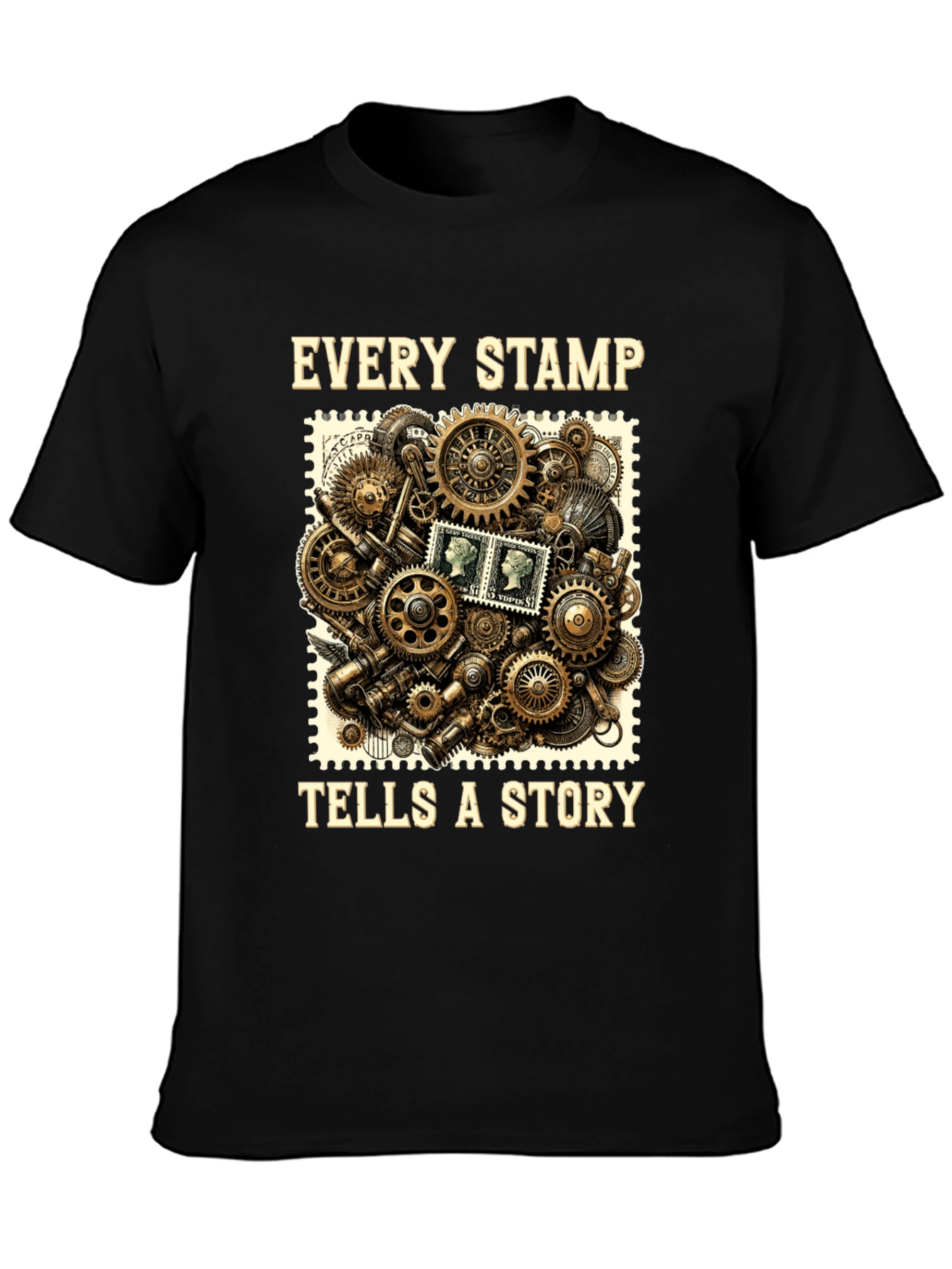Steampunk Stamp Story T-Shirt