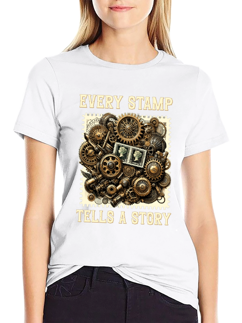 Steampunk Stamp Story T-Shirt